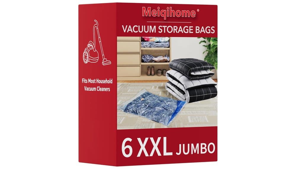 MEIQIHOME 6-Pack XXL Vacuum Storage Bag Review