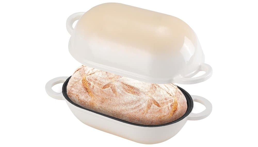 NSIRONS Enamelled Cast Iron Loaf Pan Test