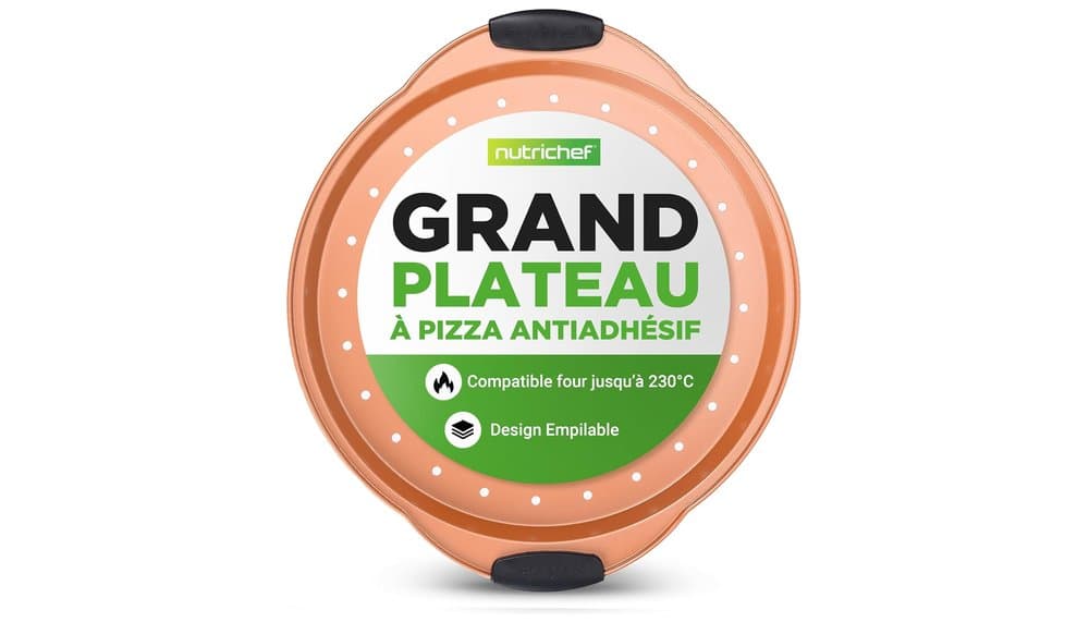 NutriChef Pizza Pan Review: 36cm Non-Stick Carbon Steel