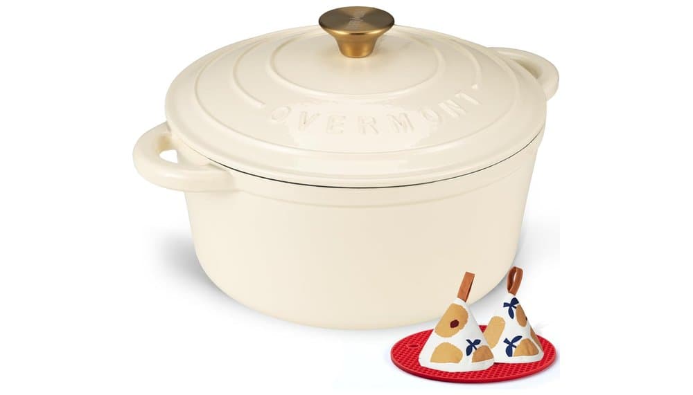 Overmont VC Dutch Oven Review & Test: Enamel Cast Iron Dish