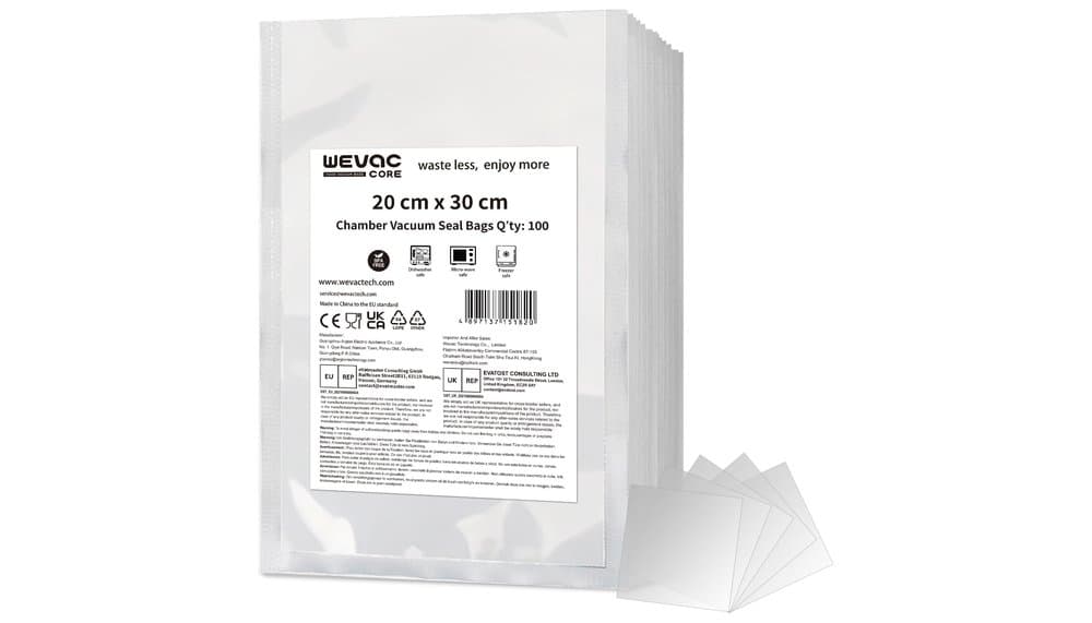 Wevac Core Smooth Vacuum Bags 20x30cm Review
